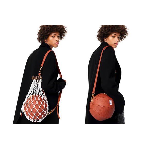 Louis Vuitton NBA Ball In Basket Brown Basketball Net And Bag Shoulder Crossbody - Picture 7 of 13